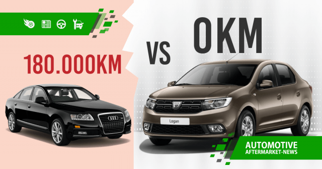 dacia logan nou vechi sau audi km