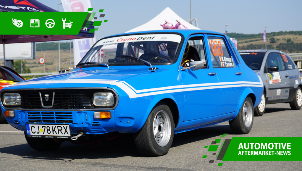Natalia Iocsak pe traseu la Klausenburg Retro Racing competitie cluj napoca