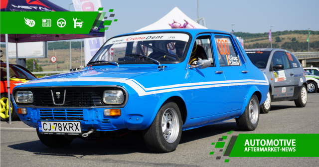 Natalia Iocsak pe traseu la Klausenburg Retro Racing competitie cluj napoca