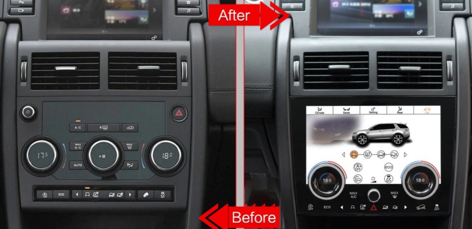 Range Rover discovery sport 2015-2019 full digital touchscreen ecran de 9 inch upgrade aftermarket clima